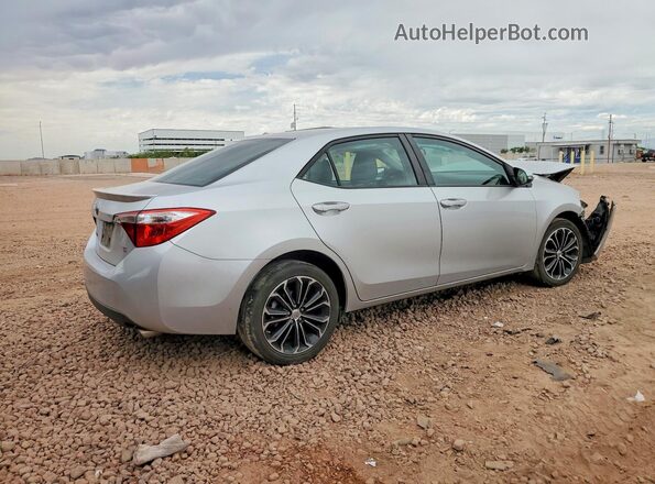 5YFBURHE4GP440658 2016 TOYOTA COROLLA Silver უკანა მარჯვენა