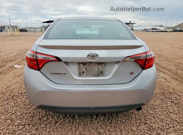 5YFBURHE4GP440658 2016 TOYOTA COROLLA Silver უკანა ხედი