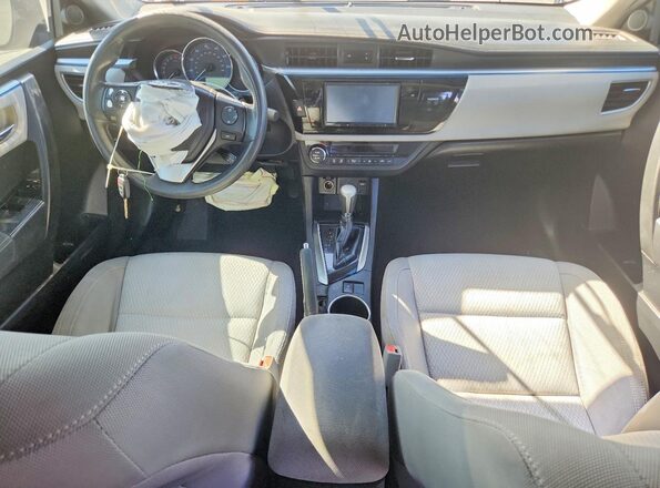 5YFBURHE4GP459016 2016 TOYOTA COROLLA Черный Вид панели приборов