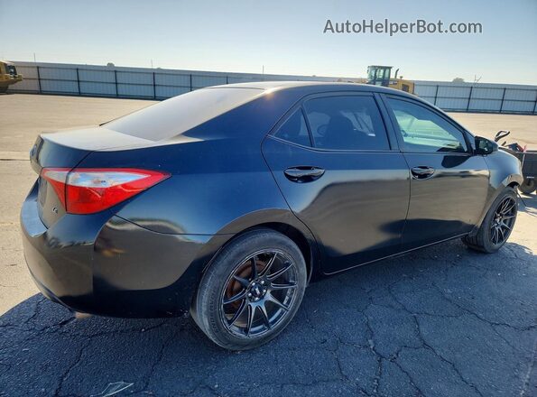 5YFBURHE4GP459016 2016 TOYOTA COROLLA Черный Задняя правая четверть