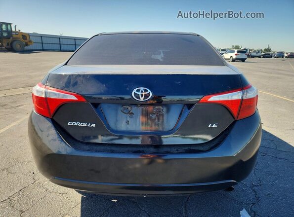 5YFBURHE4GP459016 2016 TOYOTA COROLLA Черный Вид сзади