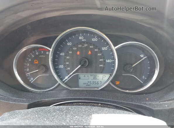 5YFBURHE4GP466371 2016 TOYOTA COROLLA Red Հետևի նստատեղերի տեսք