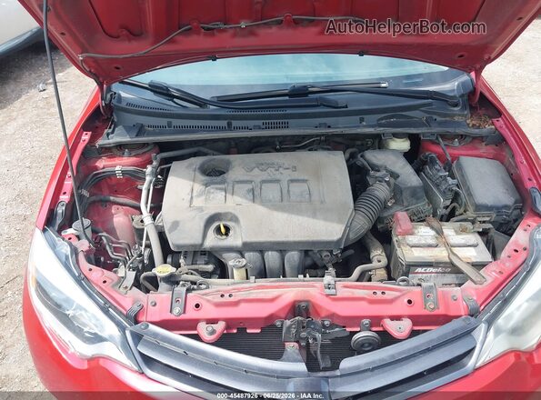 5YFBURHE4GP466371 2016 TOYOTA COROLLA Red Հետևի տեսք