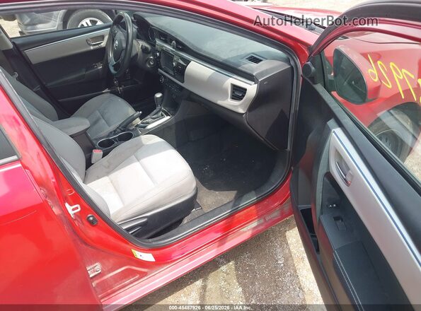 5YFBURHE4GP466371 2016 TOYOTA COROLLA Red Սալոնի դիմացի տեսք