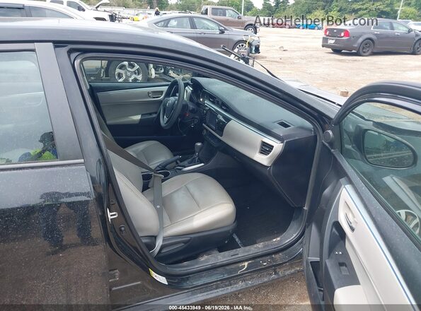 5YFBURHE4GP469450 2016 TOYOTA COROLLA Black Вид салону спереду