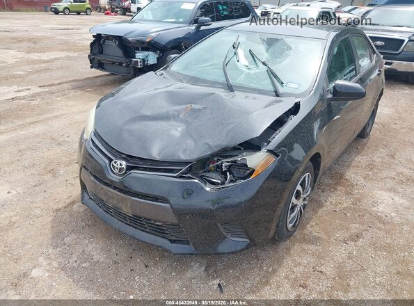5YFBURHE4GP469450 2016 TOYOTA COROLLA Black Вид спереду
