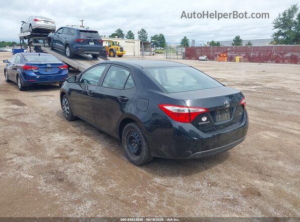 5YFBURHE4GP469450 2016 TOYOTA COROLLA Black Задня ліва чверть