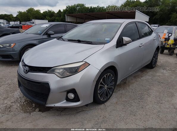 5YFBURHE4GP476656 2016 TOYOTA COROLLA Серый Передняя левая четверть