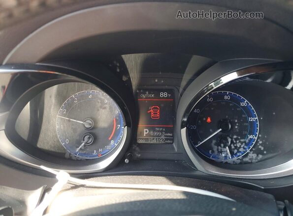 5YFBURHE4GP478147 2016 TOYOTA COROLLA Red Instrument cluster view
