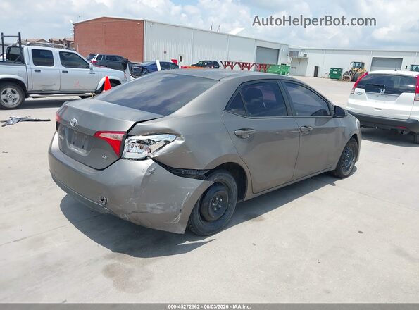 5YFBURHE4HP599648 2017 TOYOTA COROLLA Brown Задня права чверть