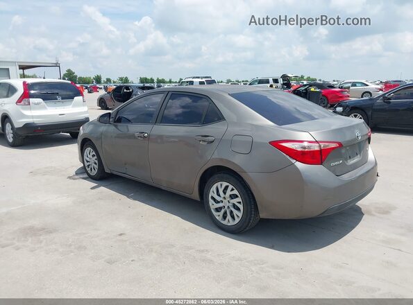 5YFBURHE4HP599648 2017 TOYOTA COROLLA Brown Задня ліва чверть