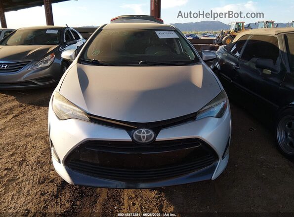 5YFBURHE4HP627559 2017 TOYOTA COROLLA Silver Vista del cuadro de instrumentos