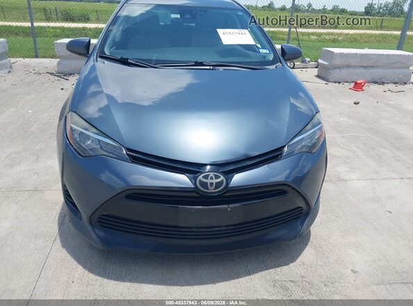 5YFBURHE4HP650601 2017 TOYOTA COROLLA Gray Widok zestawu wskaźników