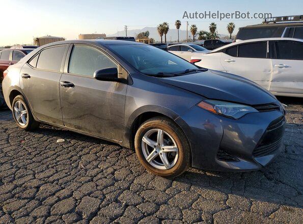 5YFBURHE4JP756102 2018 TOYOTA COROLLA Gray წინა მარჯვენა
