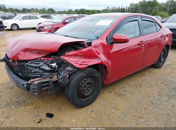 5YFBURHE4JP782876 2018 TOYOTA COROLLA Red Front left