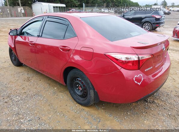 5YFBURHE4JP782876 2018 TOYOTA COROLLA Red Rear left