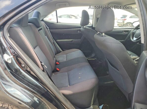 5YFBURHE4JP810594 2018 TOYOTA COROLLA Black უკანა სავარძლების ხედი