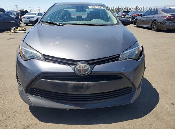5YFBURHE4JP832692 2018 TOYOTA COROLLA Gray 