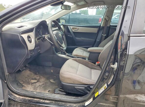 5YFBURHE4JP833809 2018 TOYOTA COROLLA Black Widok wnętrza z przodu