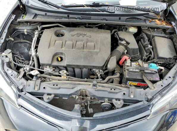 5YFBURHE4JP833809 2018 TOYOTA COROLLA Black Widok wnętrza z tyłu