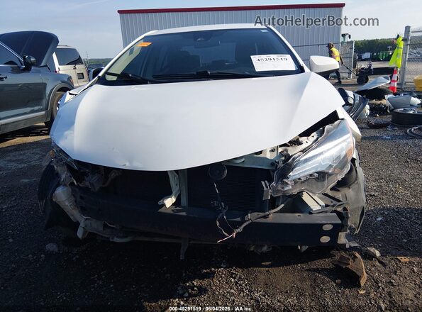 5YFBURHE4KP876189 2019 TOYOTA COROLLA White Widok zestawu wskaźników