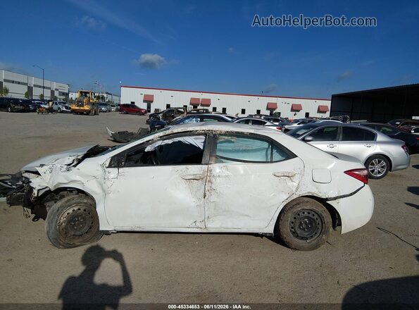 5YFBURHE4KP885247 2019 TOYOTA COROLLA White უკანა სალონის ხედი