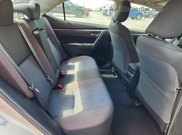 5YFBURHE4KP907828 2019 TOYOTA COROLLA Silver Вид задніх сидінь