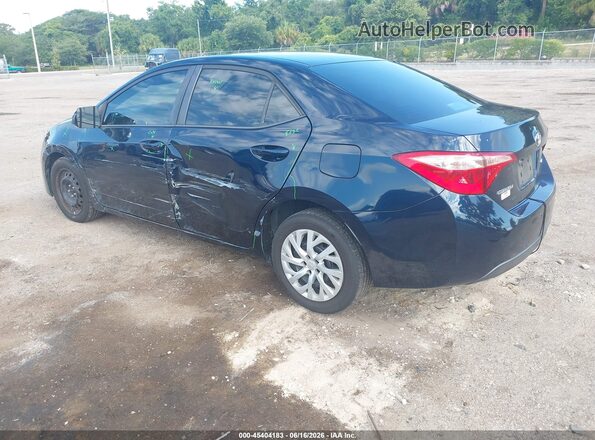 5YFBURHE4KP928016 2019 TOYOTA COROLLA Dark Blue Հետևի ձախ