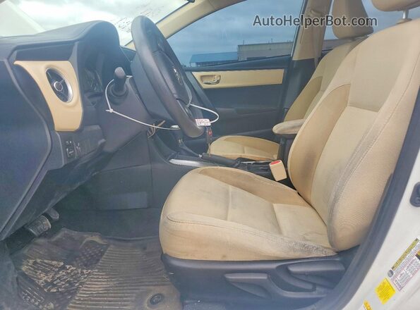 5YFBURHE4KP929702 2019 TOYOTA COROLLA White წინა სალონის ხედი