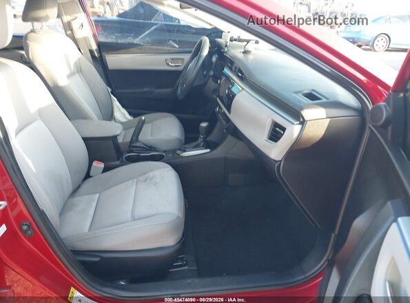 5YFBURHE5GP377005 2016 TOYOTA COROLLA Maroon Vista interior delantera