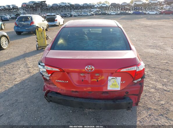 5YFBURHE5GP377005 2016 TOYOTA COROLLA Maroon 