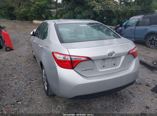 5YFBURHE6GP413977 2016 TOYOTA COROLLA Silver Tył lewy