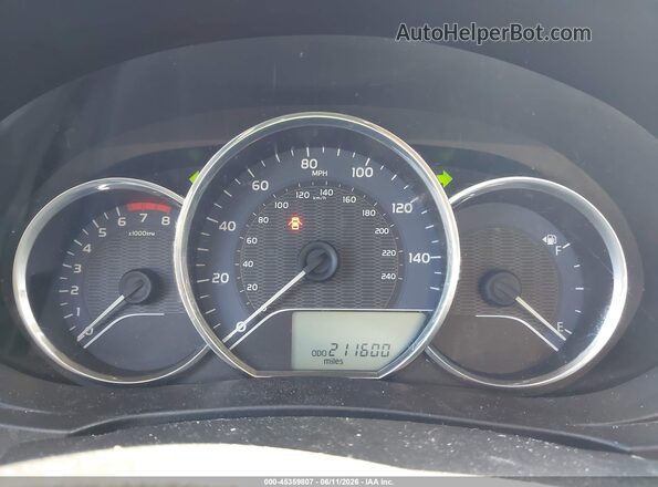 5YFBURHE6GP434540 2016 TOYOTA COROLLA Серый 