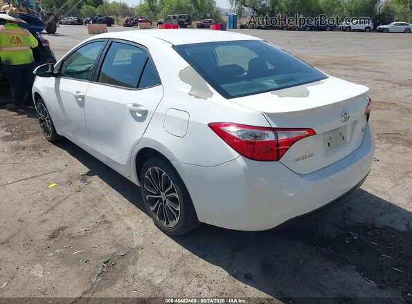 5YFBURHE6GP466923 2016 TOYOTA COROLLA White Tył lewy