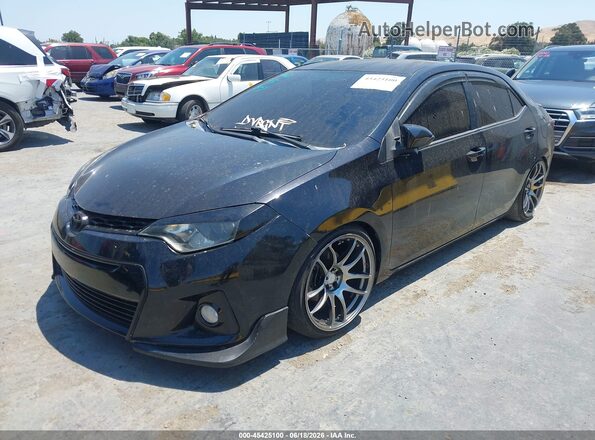 5YFBURHE7GP514137 2016 TOYOTA COROLLA Черный Передняя левая четверть