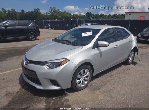 5YFBURHE7GP554282 2016 TOYOTA COROLLA Silver Przód lewy