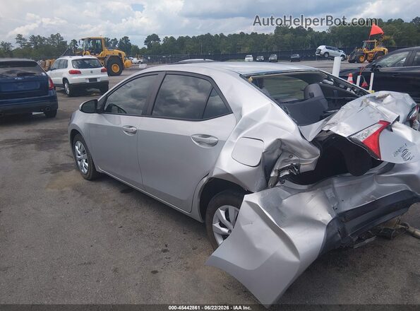 5YFBURHE7GP554282 2016 TOYOTA COROLLA Silver Tył lewy