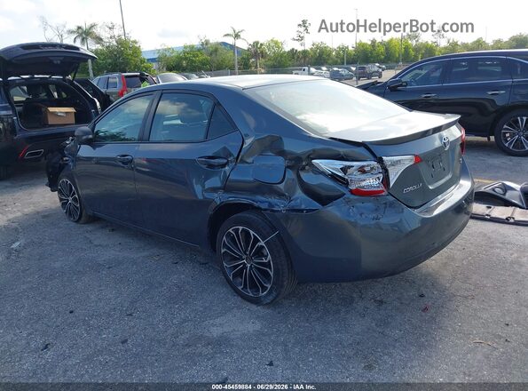 5YFBURHE8GP388743 2016 TOYOTA COROLLA Gray Trasero izquierdo