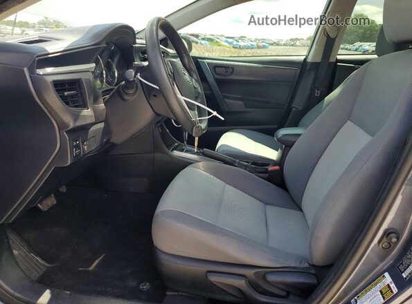 5YFBURHE8GP456734 2016 TOYOTA COROLLA Gray 