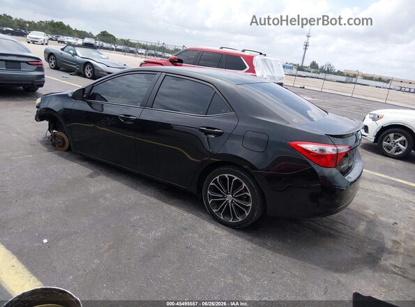5YFBURHE8GP549110 2016 TOYOTA COROLLA Black Задня ліва чверть