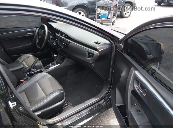 5YFBURHE8GP549110 2016 TOYOTA COROLLA Black Вид салону спереду