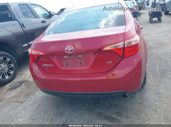 5YFBURHE8JP799888 2018 TOYOTA COROLLA Красный 