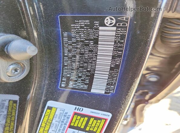 5YFBURHE8KP910053 2019 TOYOTA COROLLA Black ძრავის განყოფილების ხედი