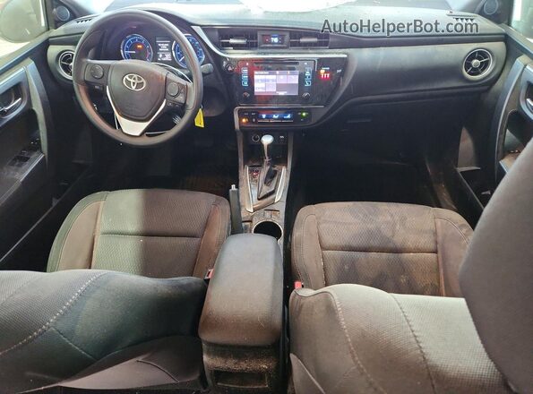 5YFBURHE8KP925541 2019 TOYOTA COROLLA Red Dashboard view