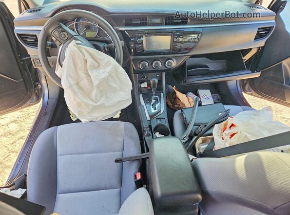 5YFBURHE9GP568944 2016 TOYOTA COROLLA Silver Vista del salpicadero