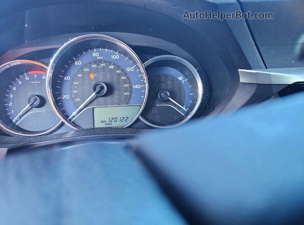 5YFBURHE9GP568944 2016 TOYOTA COROLLA Silver Vista del cuadro de instrumentos