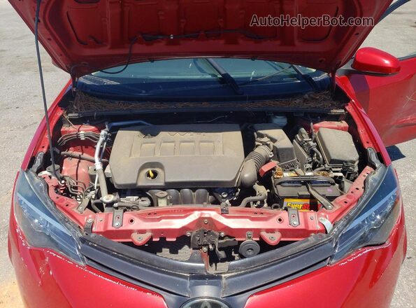 5YFBURHE9KP936645 2019 TOYOTA COROLLA Red Вид задньої частини салону
