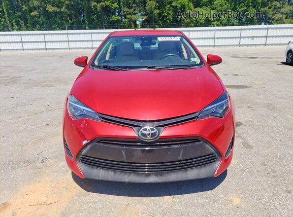 5YFBURHE9KP936645 2019 TOYOTA COROLLA Red Вид спереду