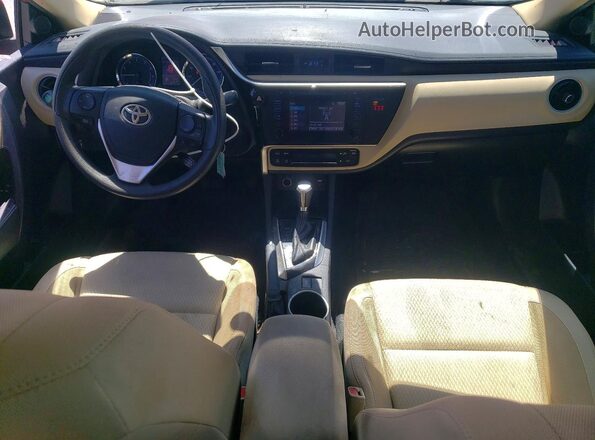 5YFBURHE9KP936645 2019 TOYOTA COROLLA Red Вид панелі приладів