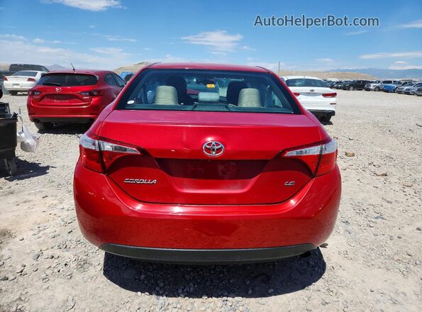 5YFBURHEXGP385410 2016 TOYOTA COROLLA Burgundy 